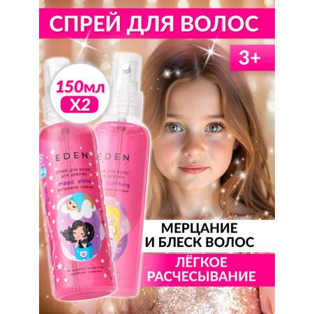 Набор EDEN с блёстками+без блёсток спрей