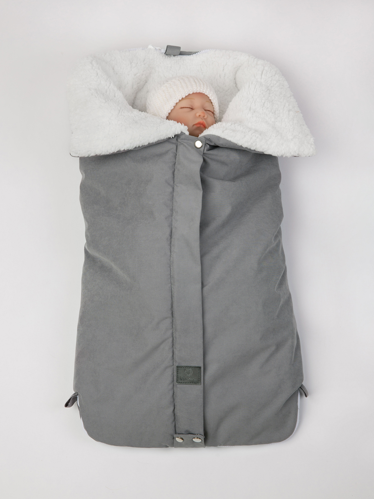 Конверт в коляску inlovery Нортес серый - фото 11