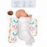 Подушка для боковой поддержки AmaroBaby Nature Anatomy с лузгой гречихи Rainbow