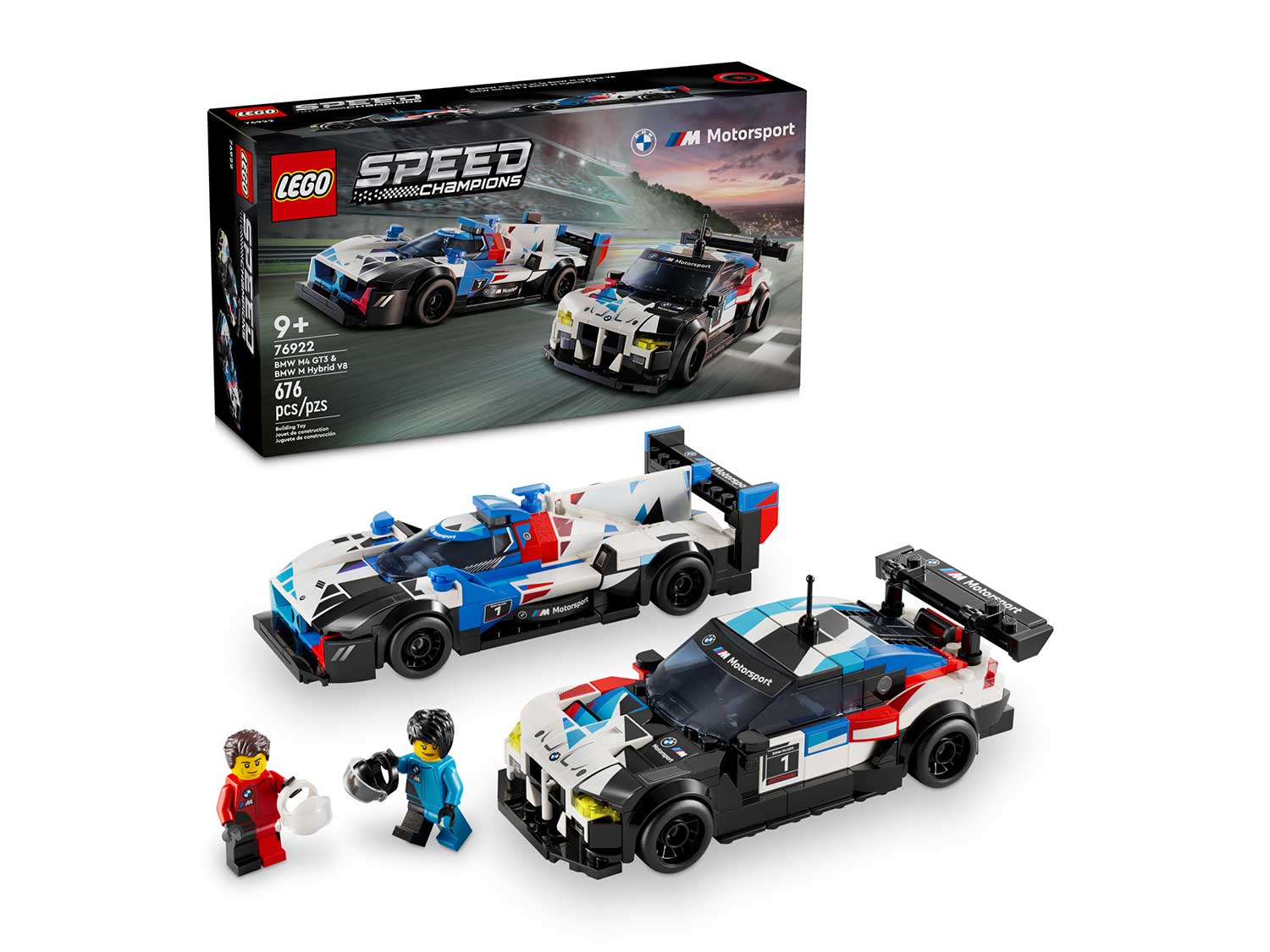 Конструктор LEGO Speed Champions Гоночные автомобили 676 дет. - фото 1