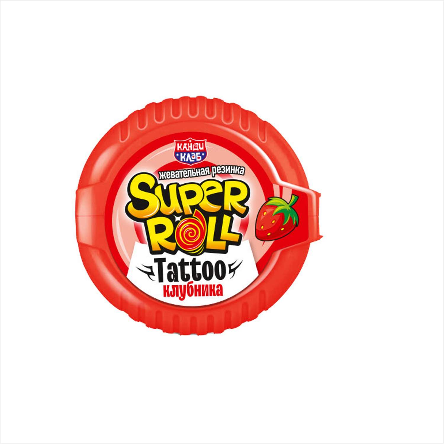 Жевательная резинка Канди Клаб Клаб Super Roll Tattoo ассорти 12г - фото 5