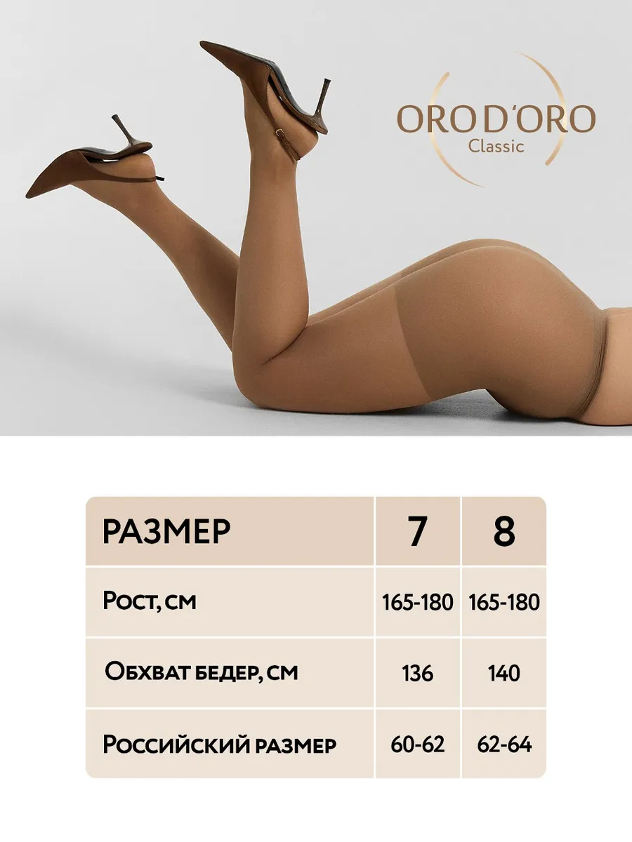 Колготки ORODORO 645/645-1/nero - фото 7