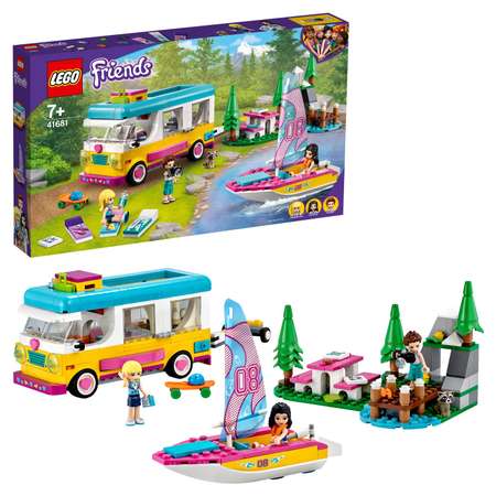 Конструктор LEGO Friends Лесной дом на колесах и лодка блочный