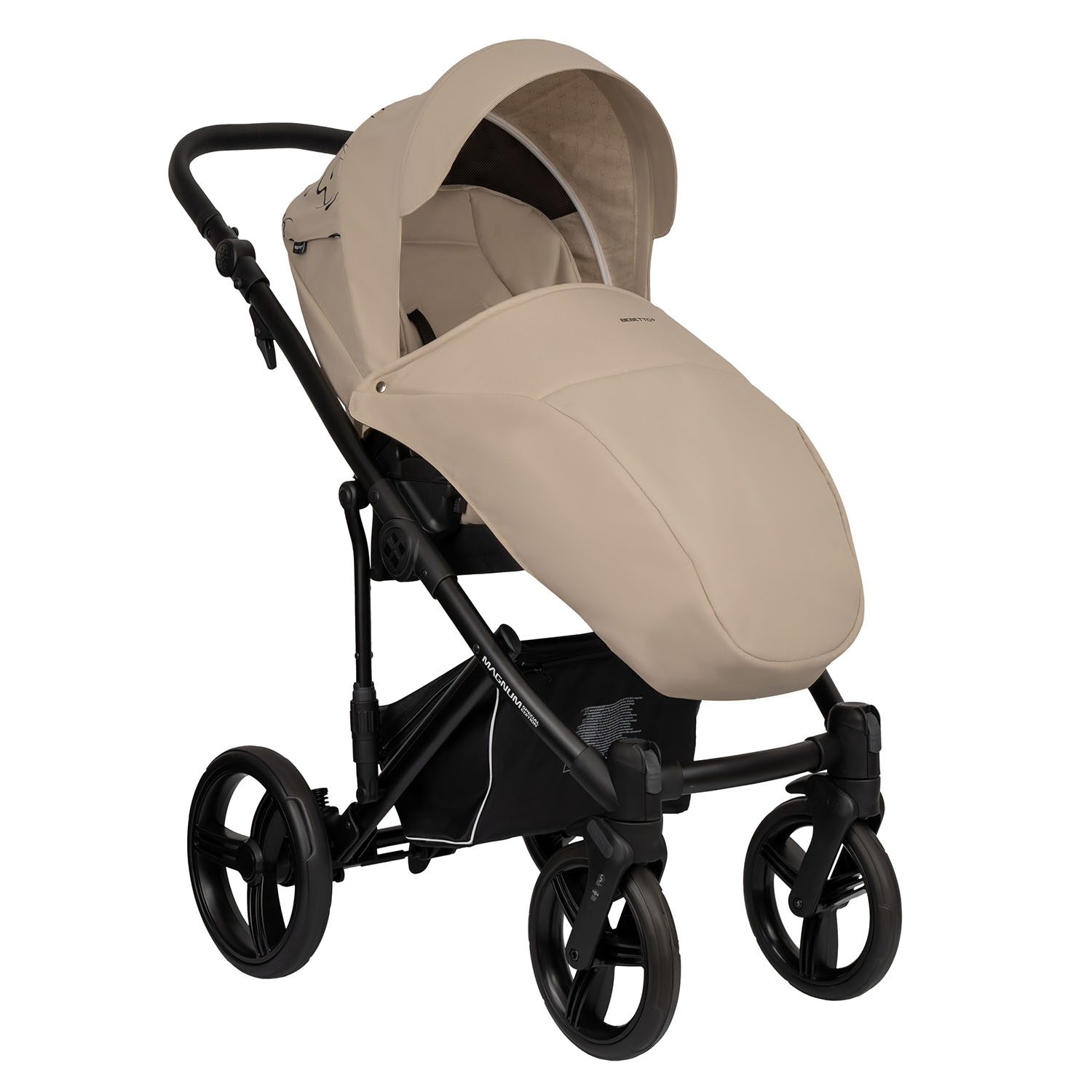 Коляска 2в1 Bebetto Magnum Light SE бежевый - фото 7
