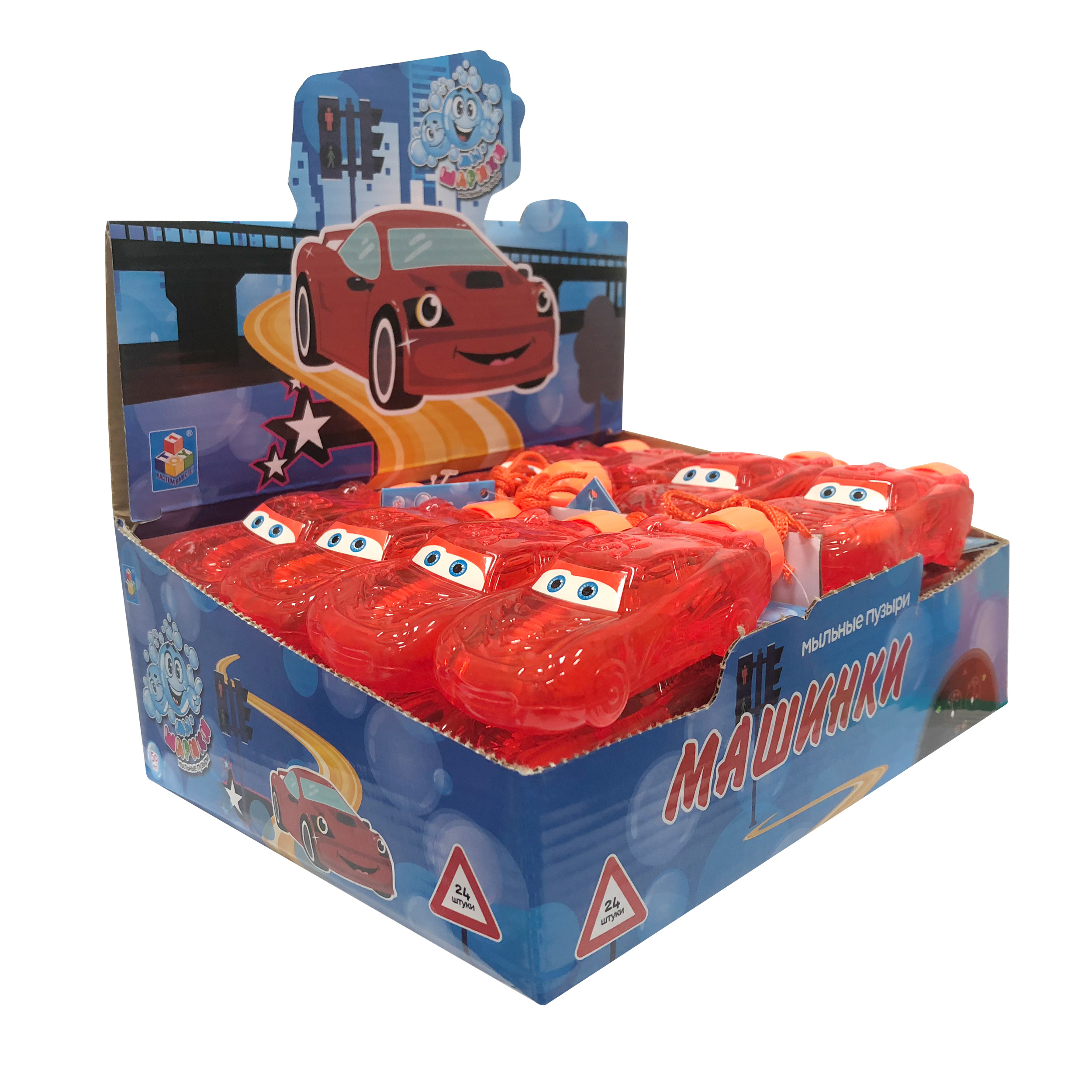 Мыльные пузыри 1TOY машинки 50мл - фото 4