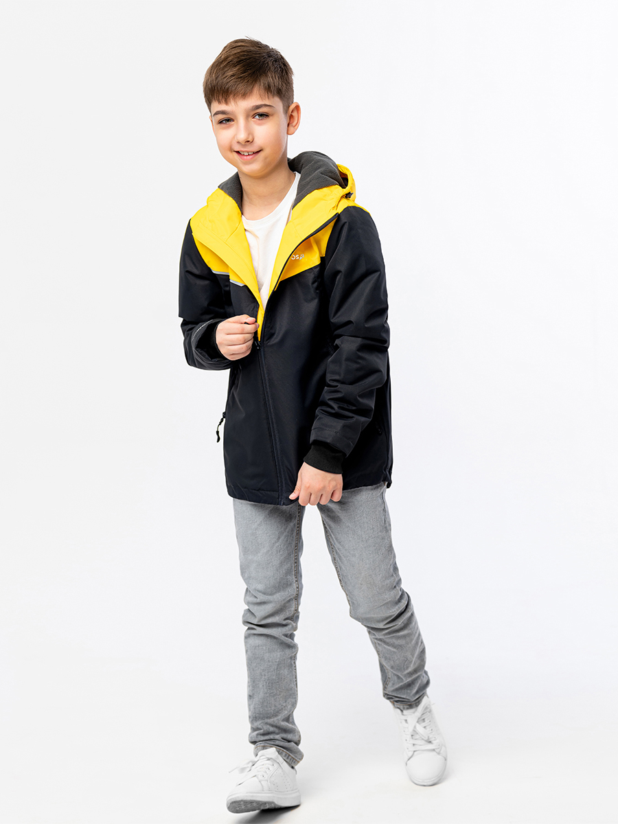 Куртка RODOS М-230/1/графит_желтый - фото 2