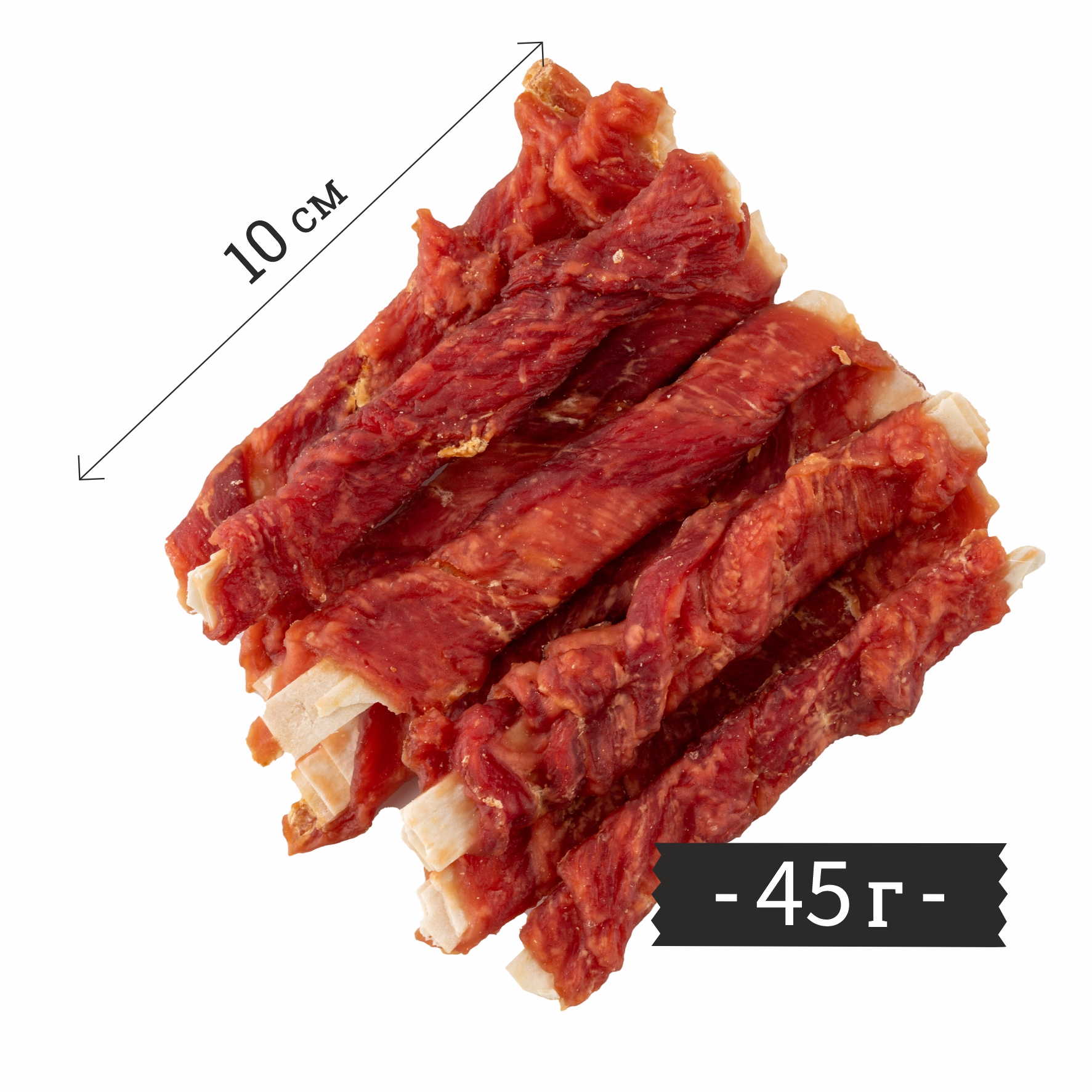 Лакомство для собак LIGHT BITES 45г Утиное филе на палочках из трески - фото 2