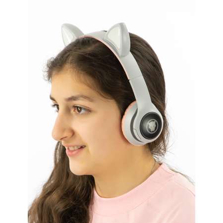 Наушники Bluetooth CASTLELADY беспроводные детские светящиеся X40М