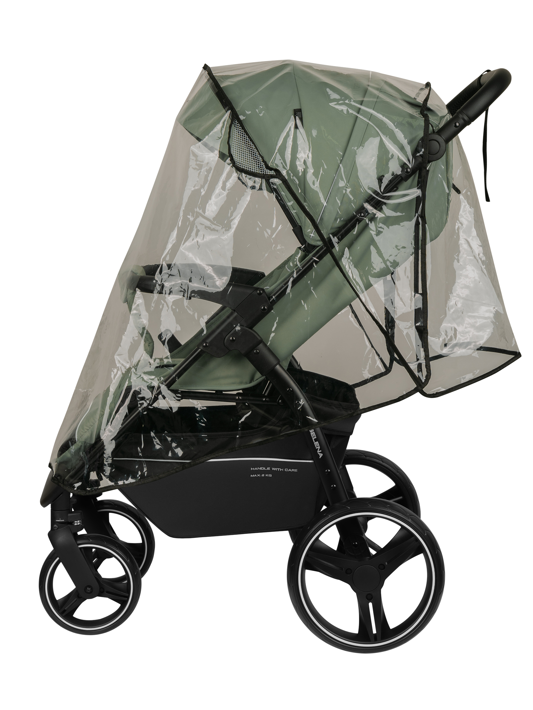 Коляска прогулочная JOVOLA SELENA 2026 всесезонная зеленый - фото 12