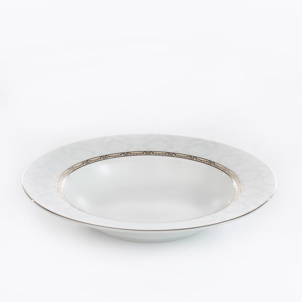 Сервиз столовый Zarin Porcelain Industries на 6 персон Italia F Gift Platinum 28 предметов - фото 7