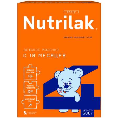 Напиток молочный Nutrilak 4 600г с 18месяцев