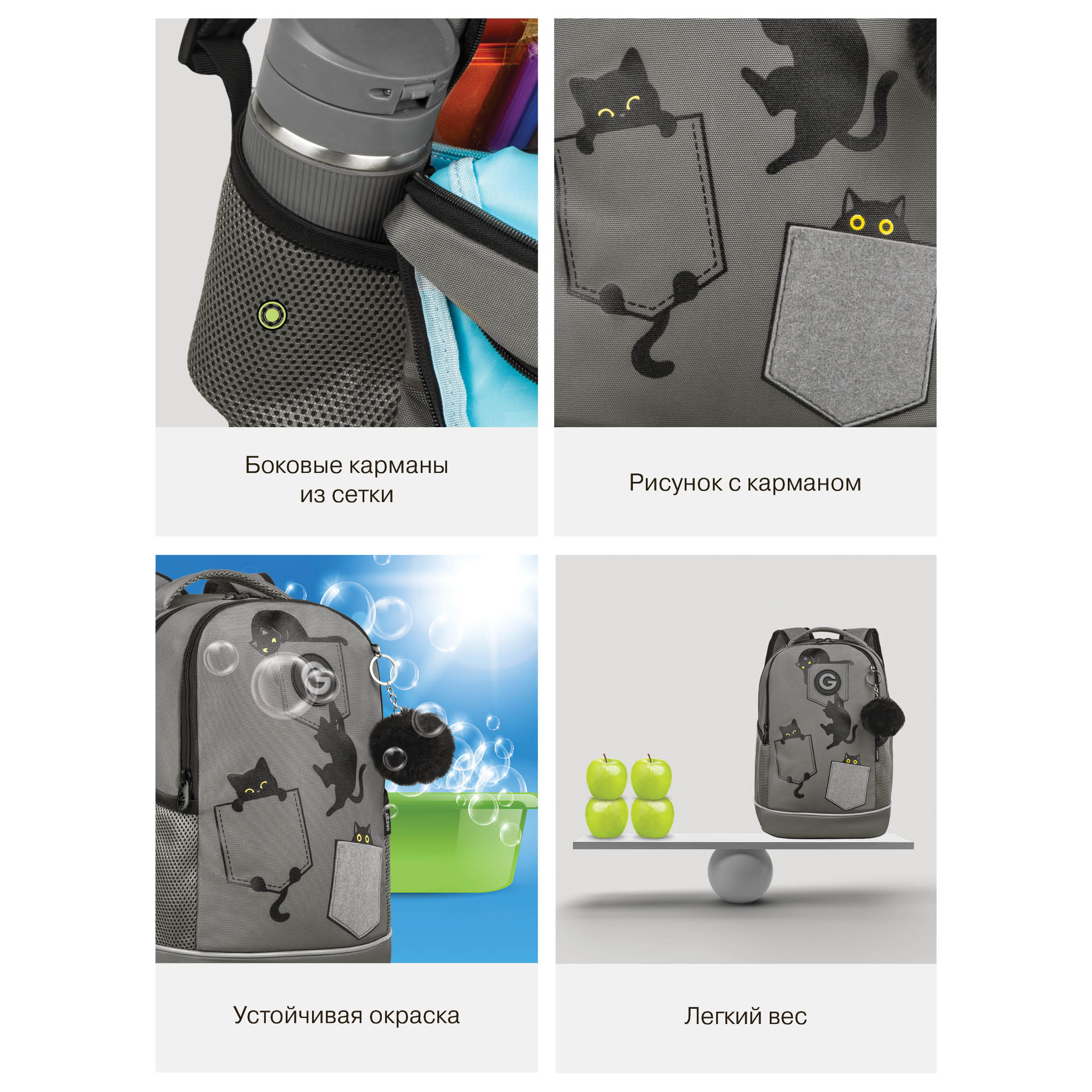 Рюкзак Grizzly для девочки - фото 13