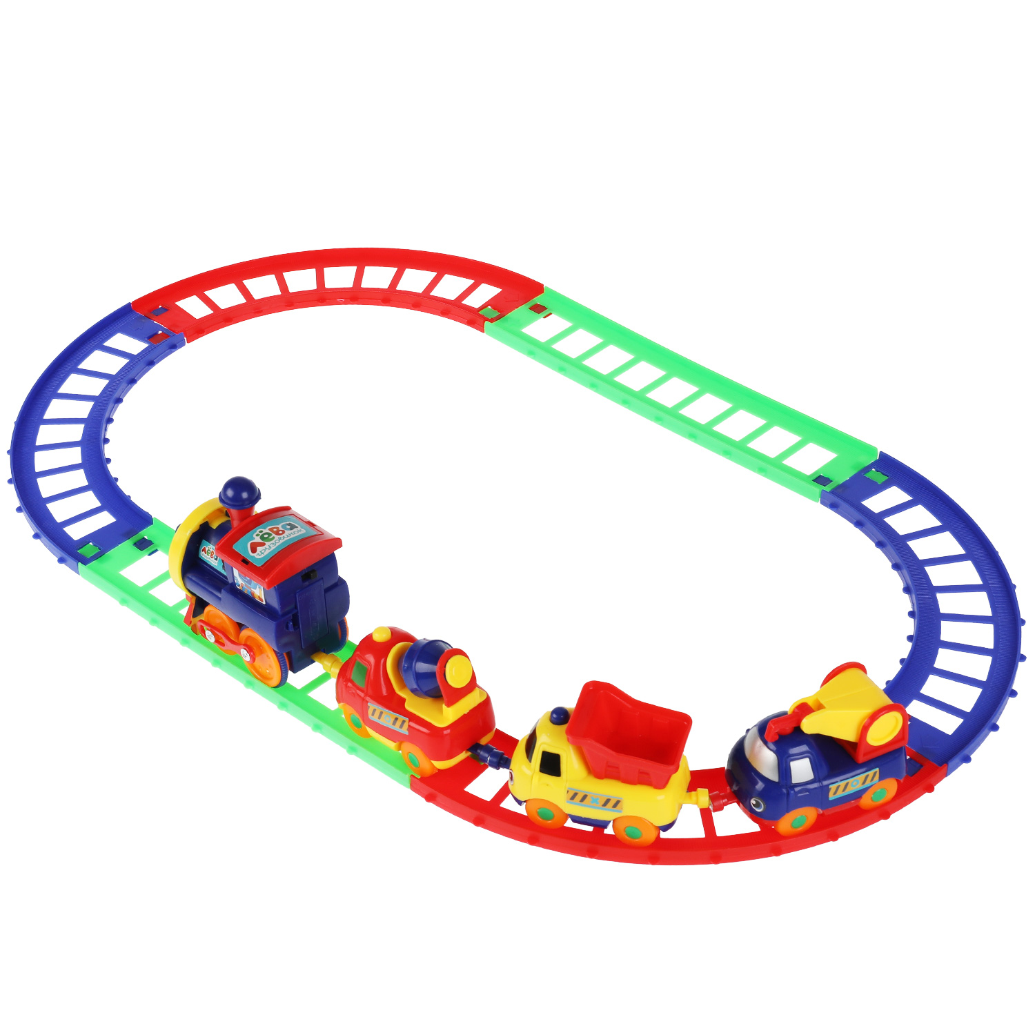Набор железнодорожный Играем вместе 130 см 326274 - фото 3
