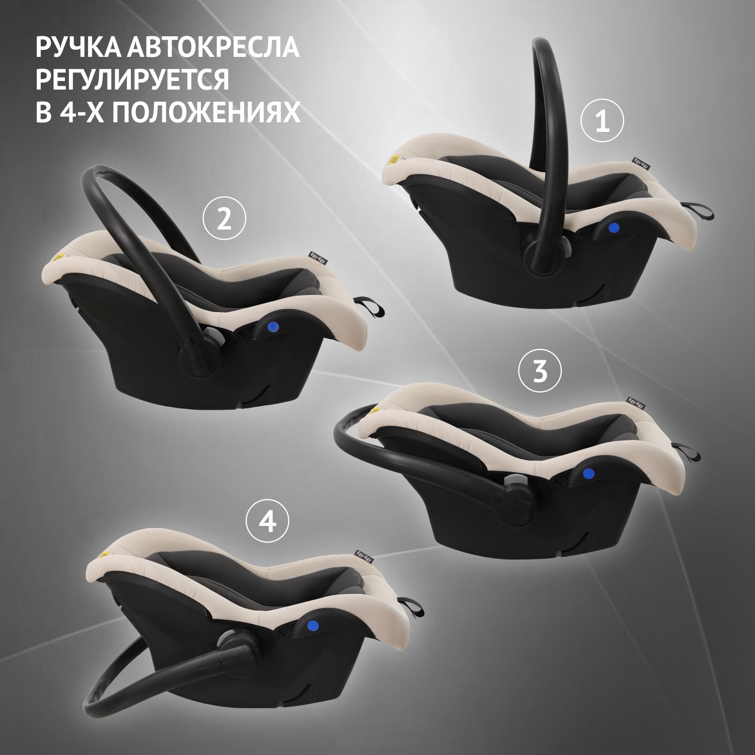 Автокресло Еду-Еду 0 (0 -13 кг) бежевый - фото 7