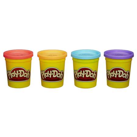 Пластилин Play-Doh 4 цв. в ассортименте