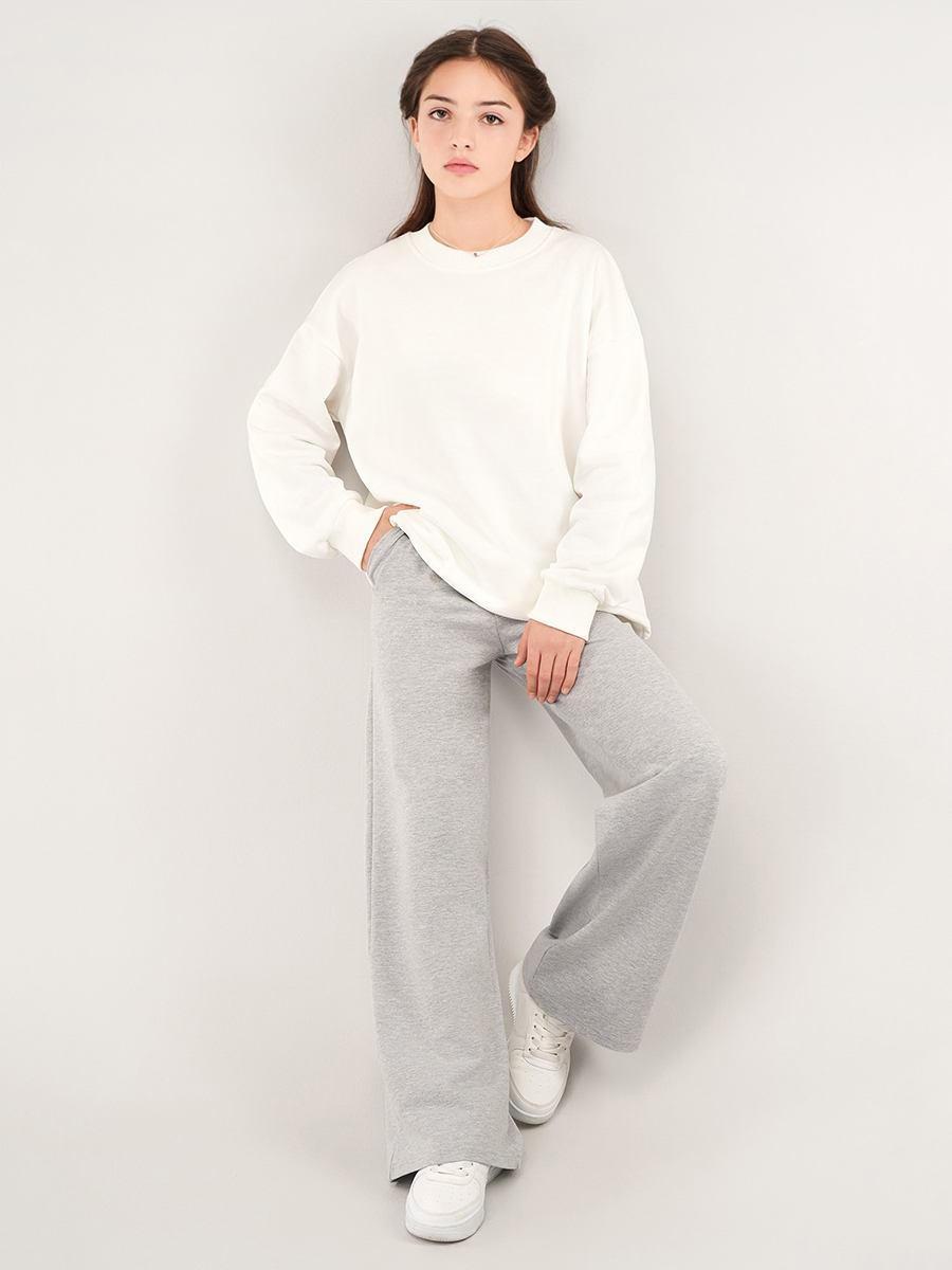 Брюки HappyFox HF070SPсерыймеланж - фото 9