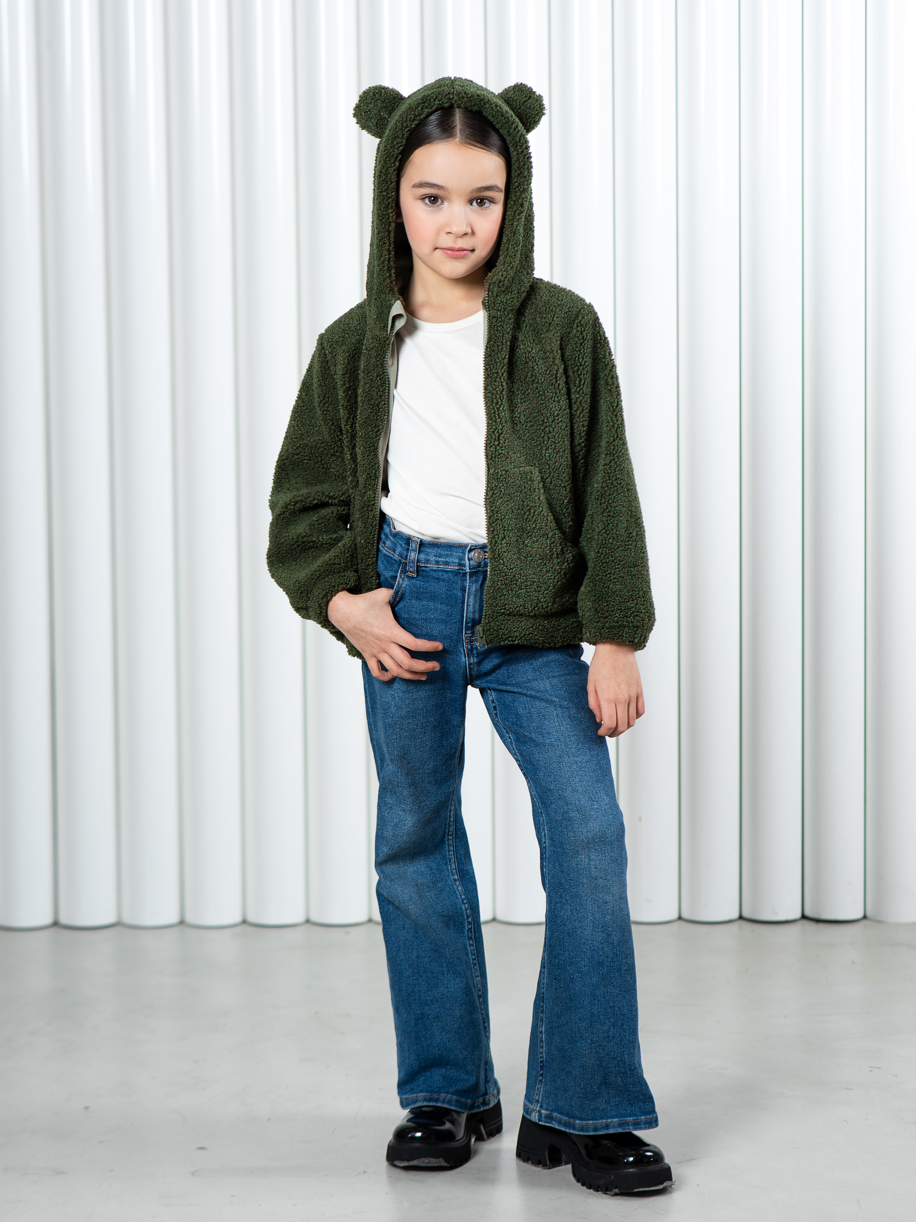 Толстовка LisaWeta FC-01-24 хаки - фото 5