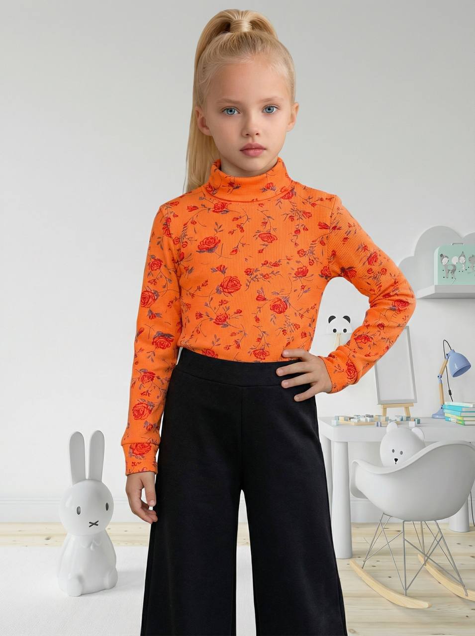 Водолазка PRIVE KIDS VDL_OR - фото 1