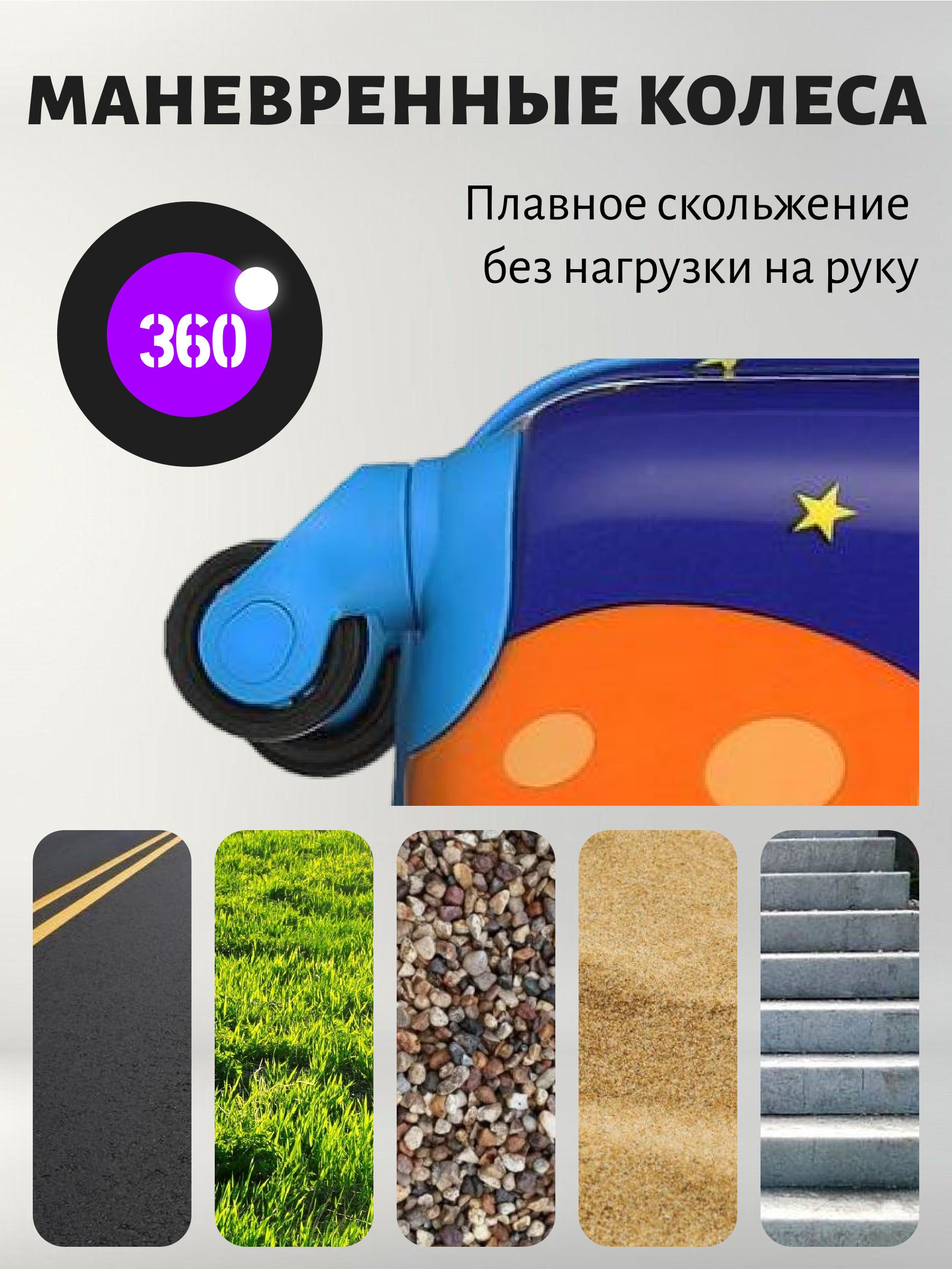 Чемодан Magio Космос - фото 5