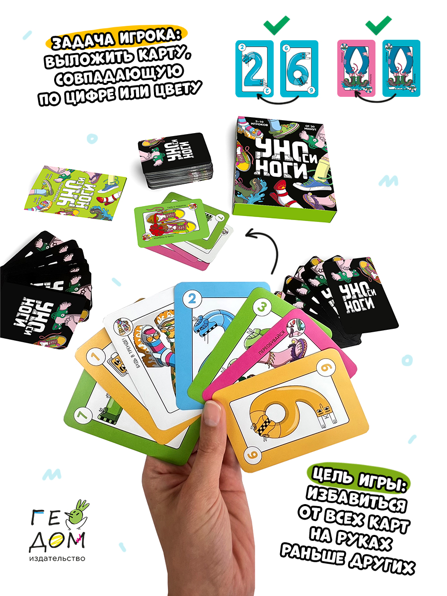 Настольная игра ГЕОДОМ Уноси ноги - фото 4