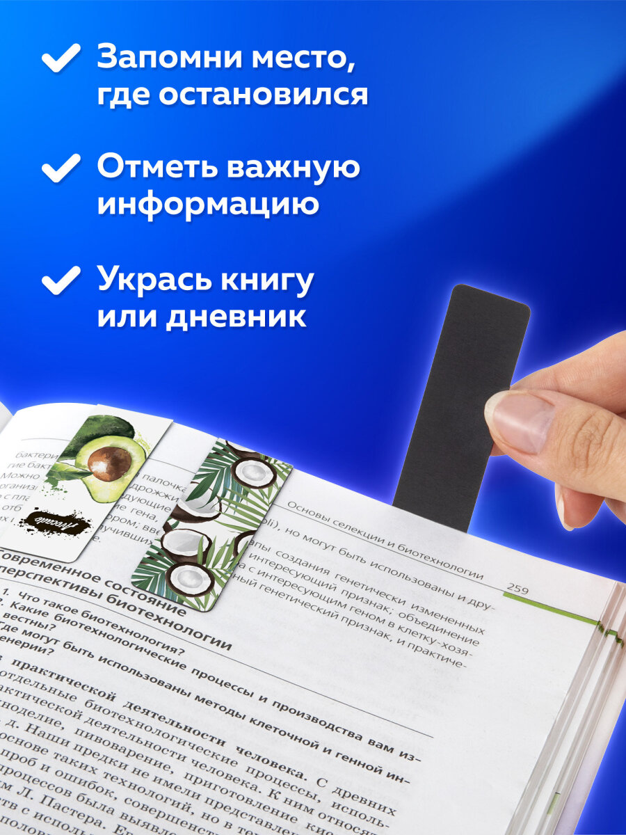 Магнитная закладка Brauberg 12 шт. - фото 3