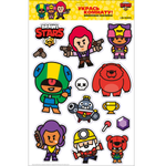 Интерьерные наклейки BrawlStars Леон Сенди Кольт Мега стикеры декор украшения