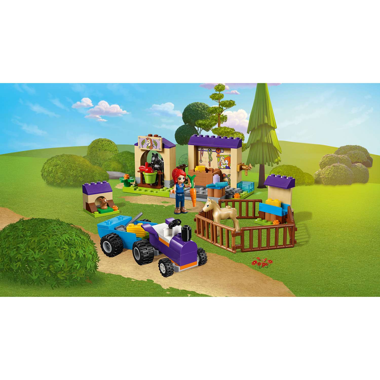 Конструктор LEGO Friends Конюшня для жеребят Мии блочный - фото 6