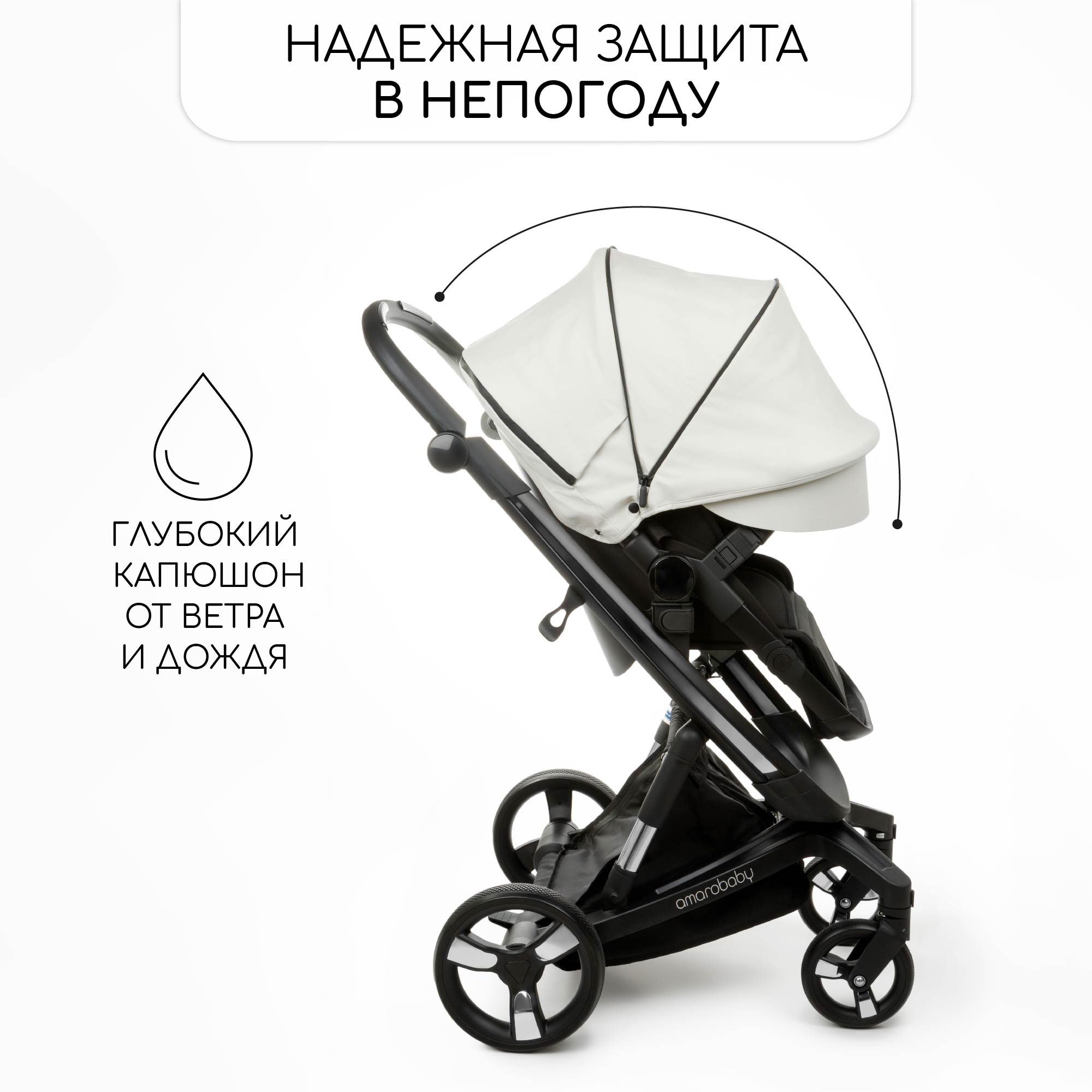 Коляска 2 в 1 Amarobaby Tutum - фото 12