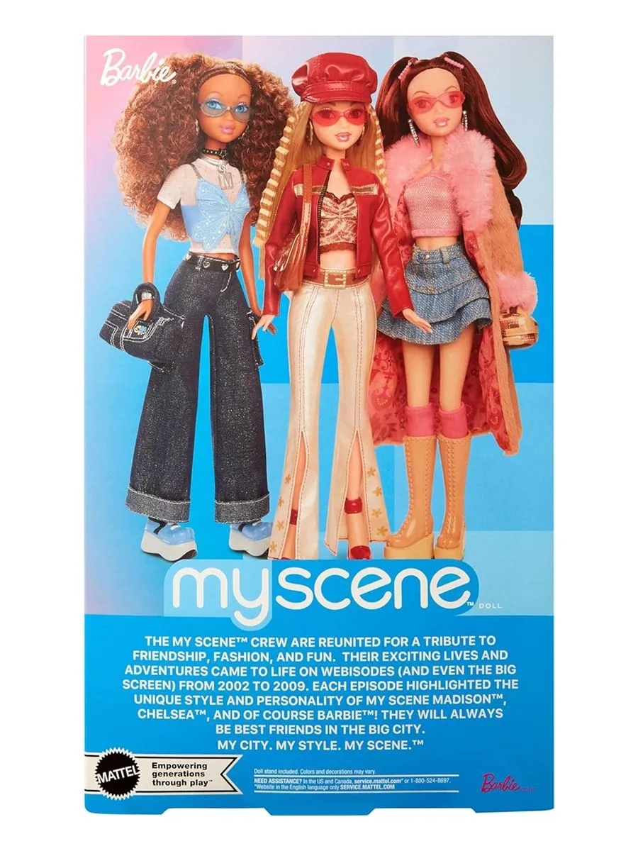 Кукла модельная Barbie Signature My Scene высота 29 см HYC17 - фото 3