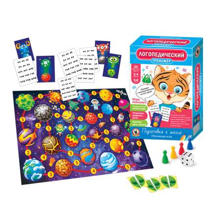 Настольная игра Русский стиль Тренажёр логопедический