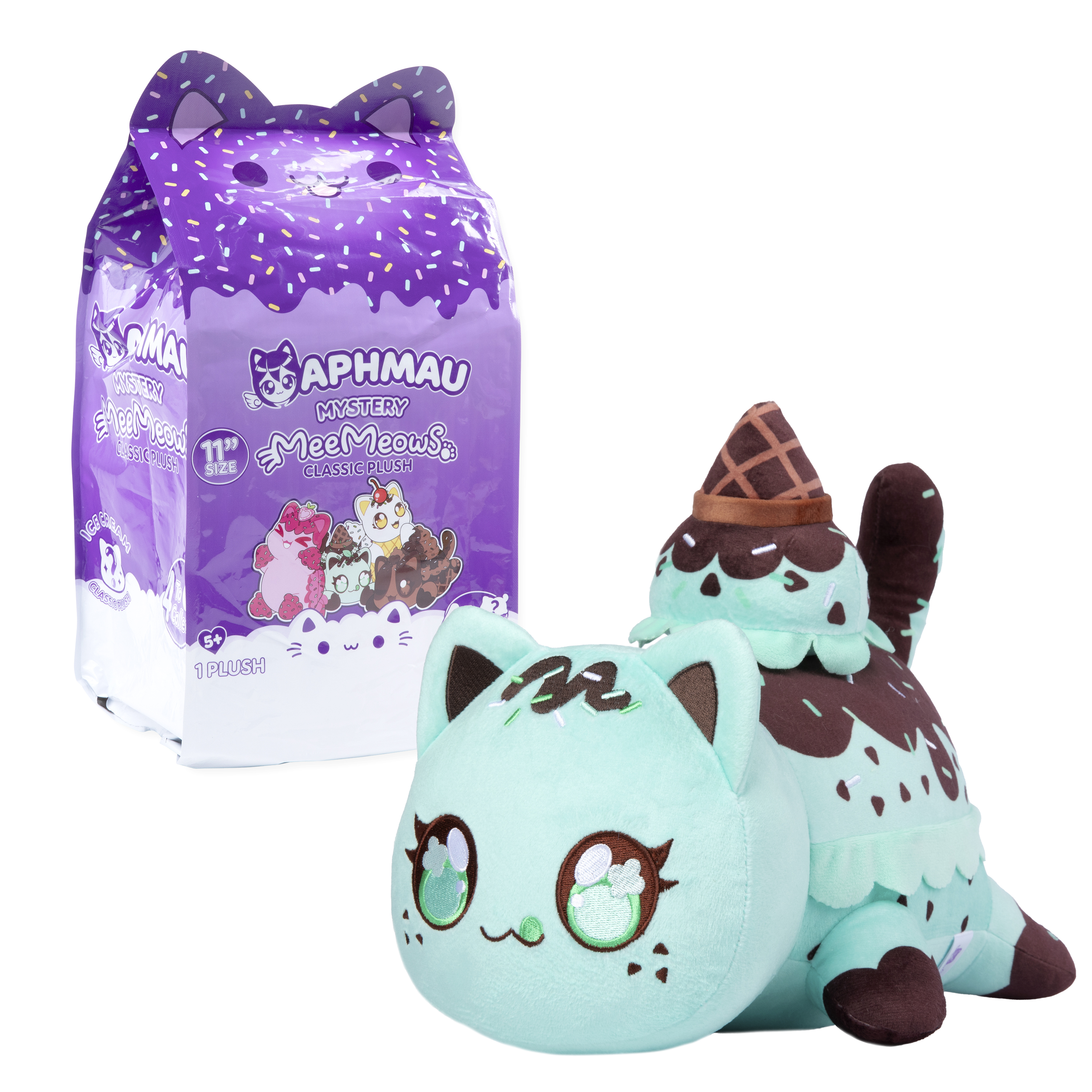 Мягкая игрушка APHMAU MeeMeow Сюрприз 28 см - фото 10