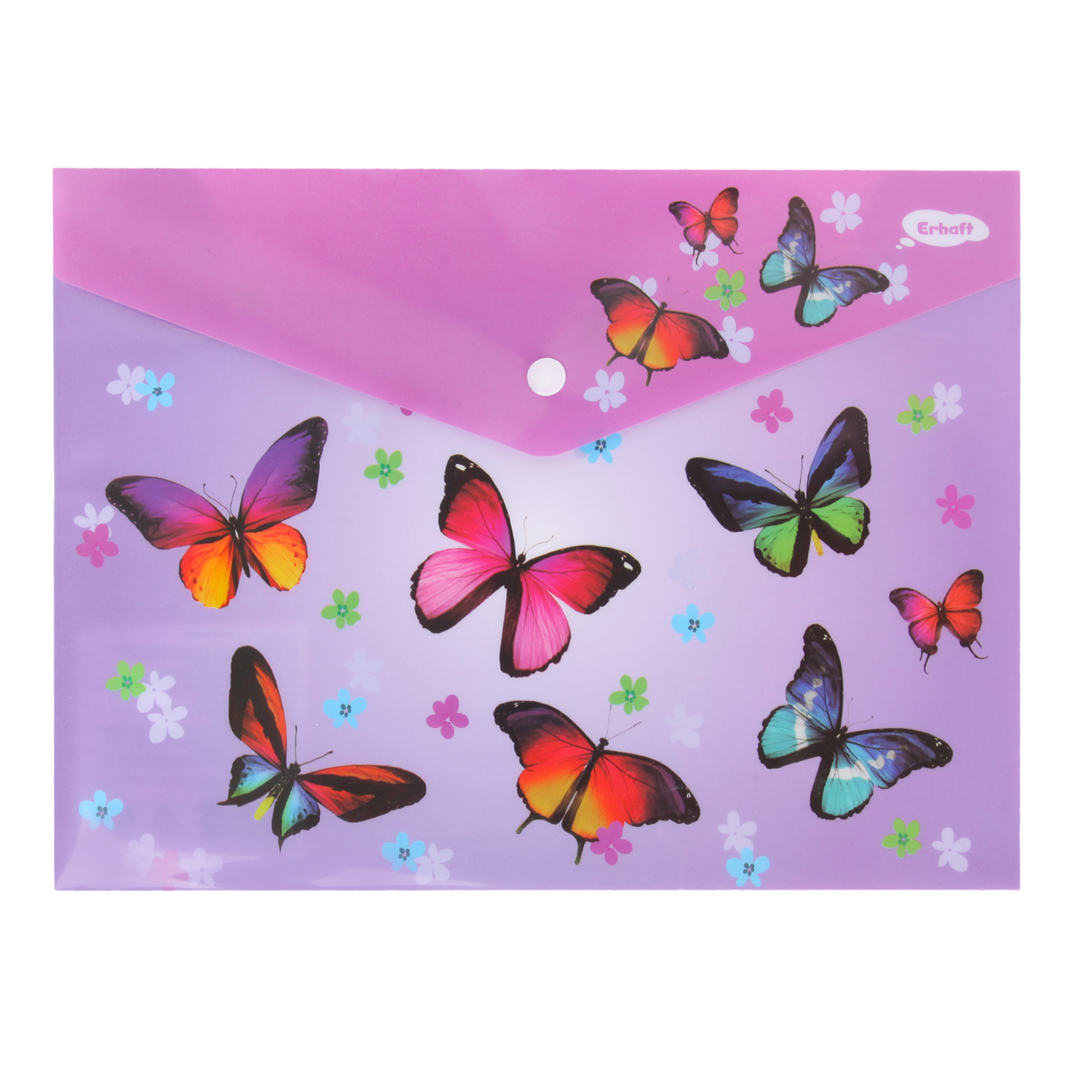 Папка-конверт Erhaft Бабочки А4 - фото 1