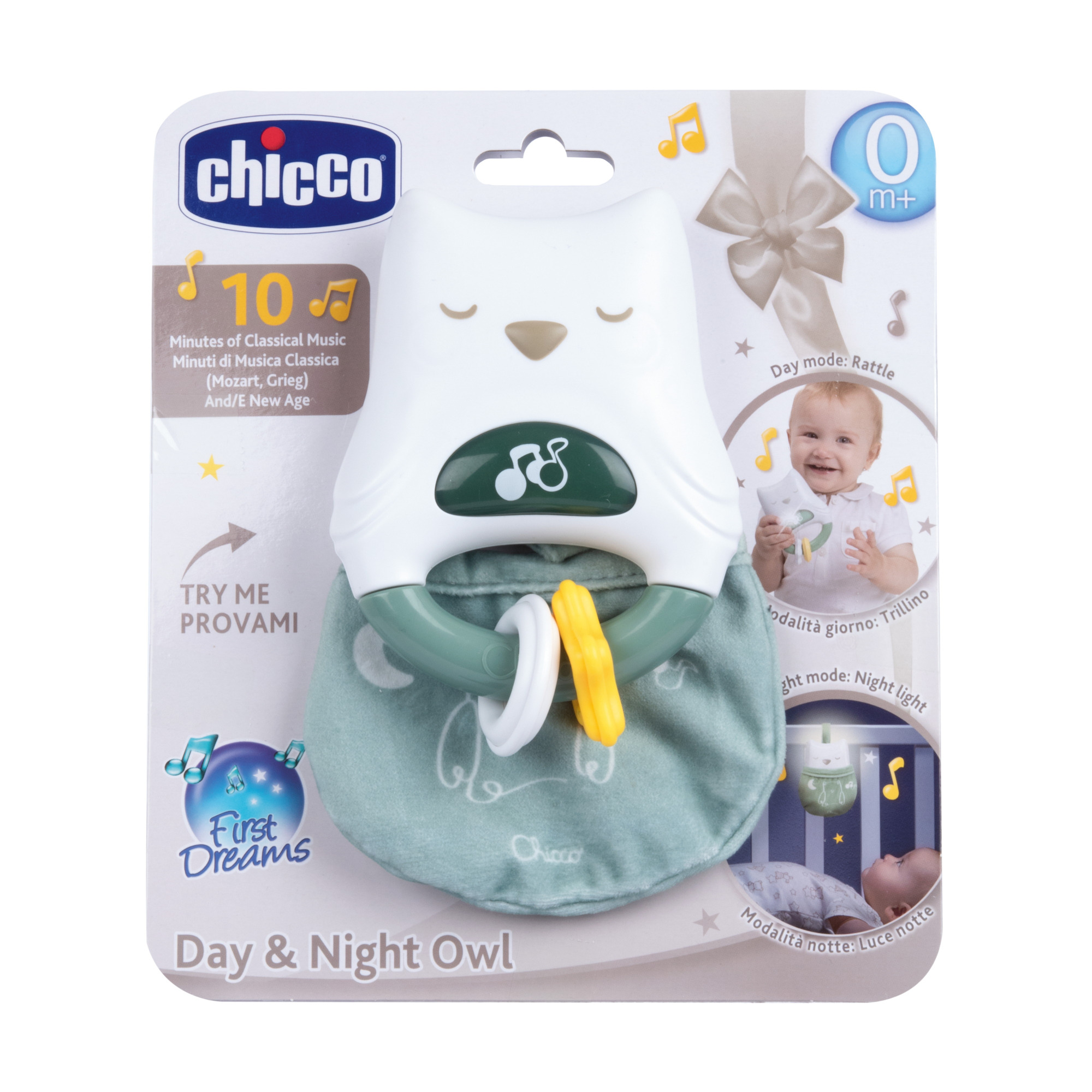 Игрушка Chicco погремушка Совенок - фото 6