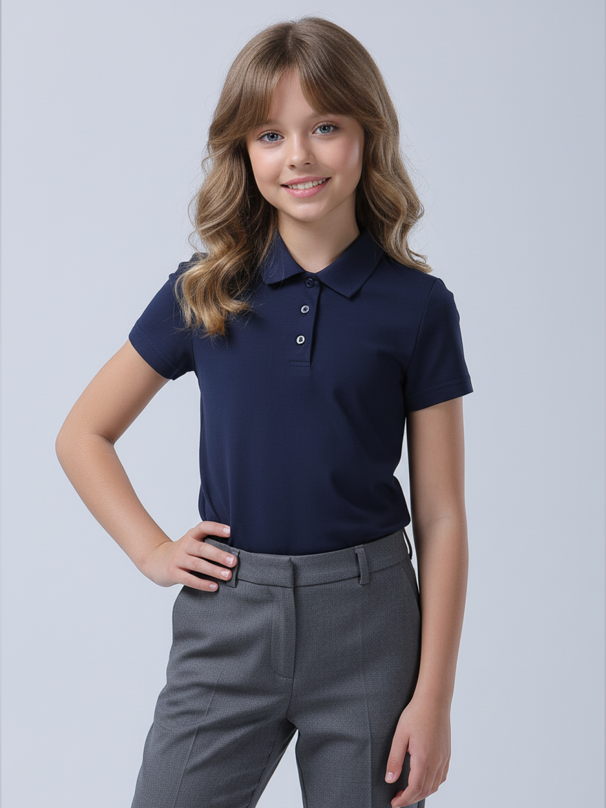 Поло Ladno 249синий - фото 1