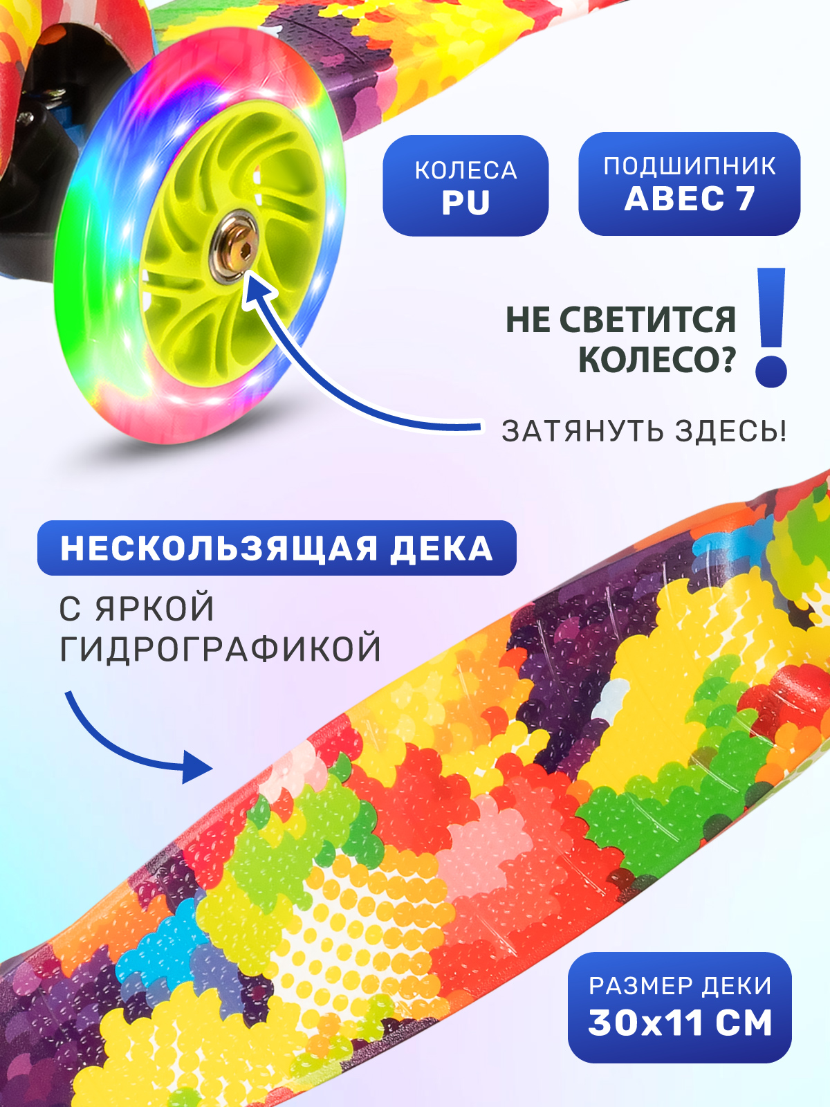 Самокат CITYRIDE трехколесный - фото 3
