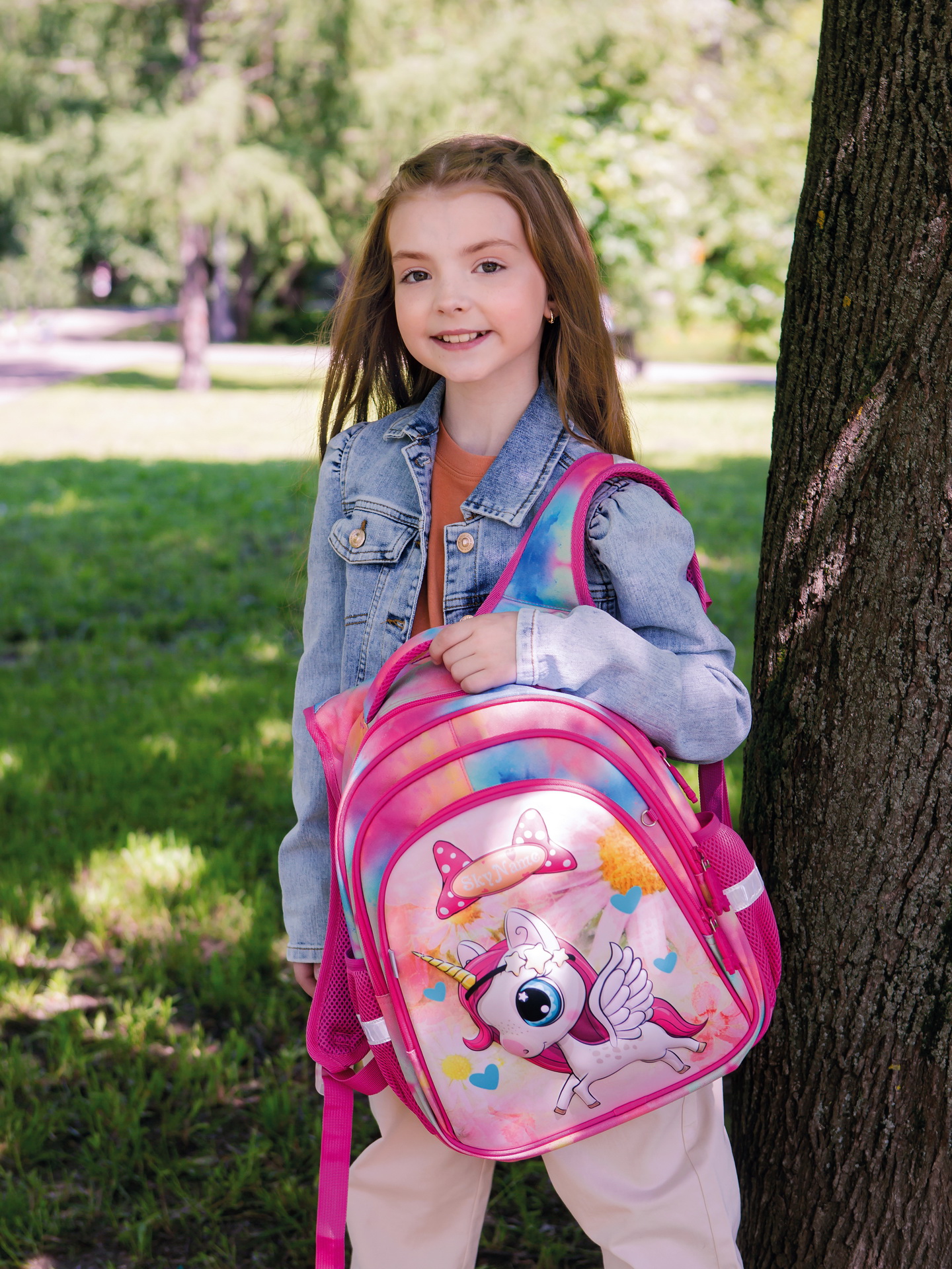 Рюкзак SkyName 17л анатомическая спинка+мишка - фото 3