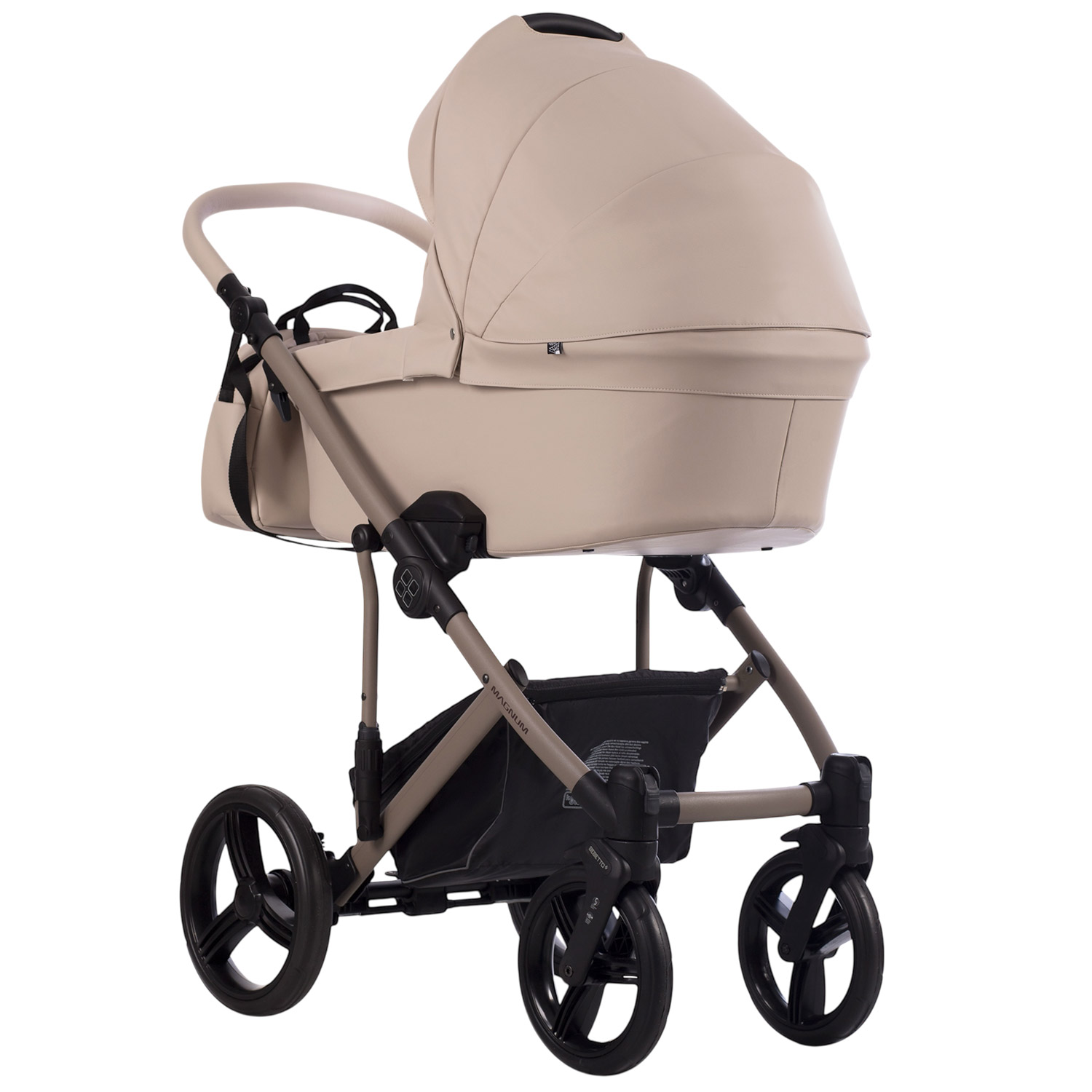 Коляска 2в1 Bebetto Magnum Light Pro 01 бежевый - фото 2