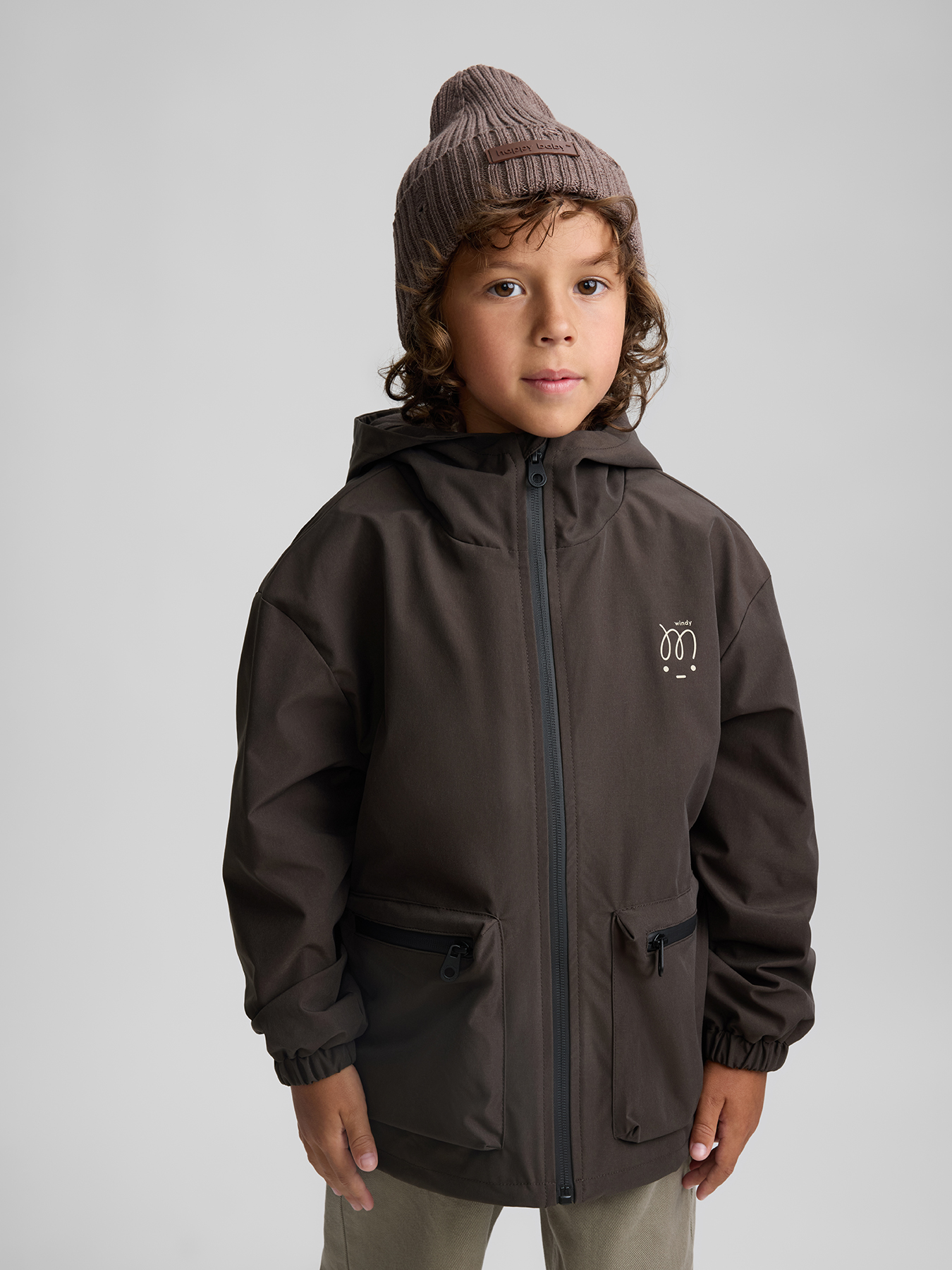 Ветровка Happy Baby 88250-1_dark-grey - фото 1