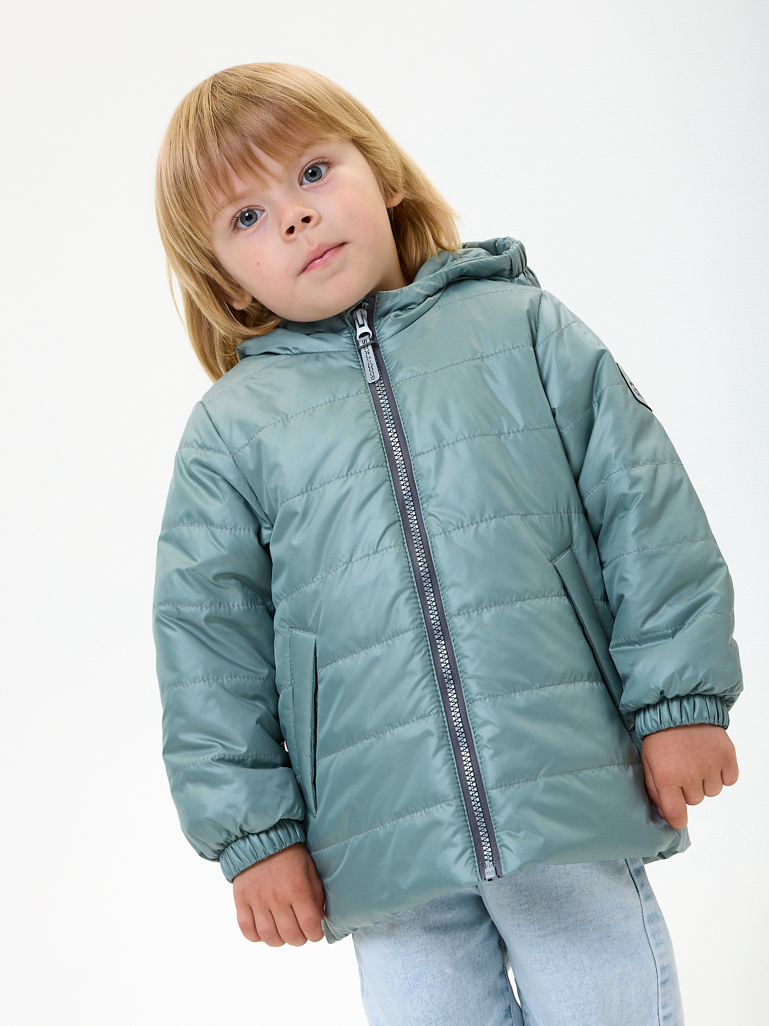 Куртка GooDvinKids К32024-02/шалфей - фото 1