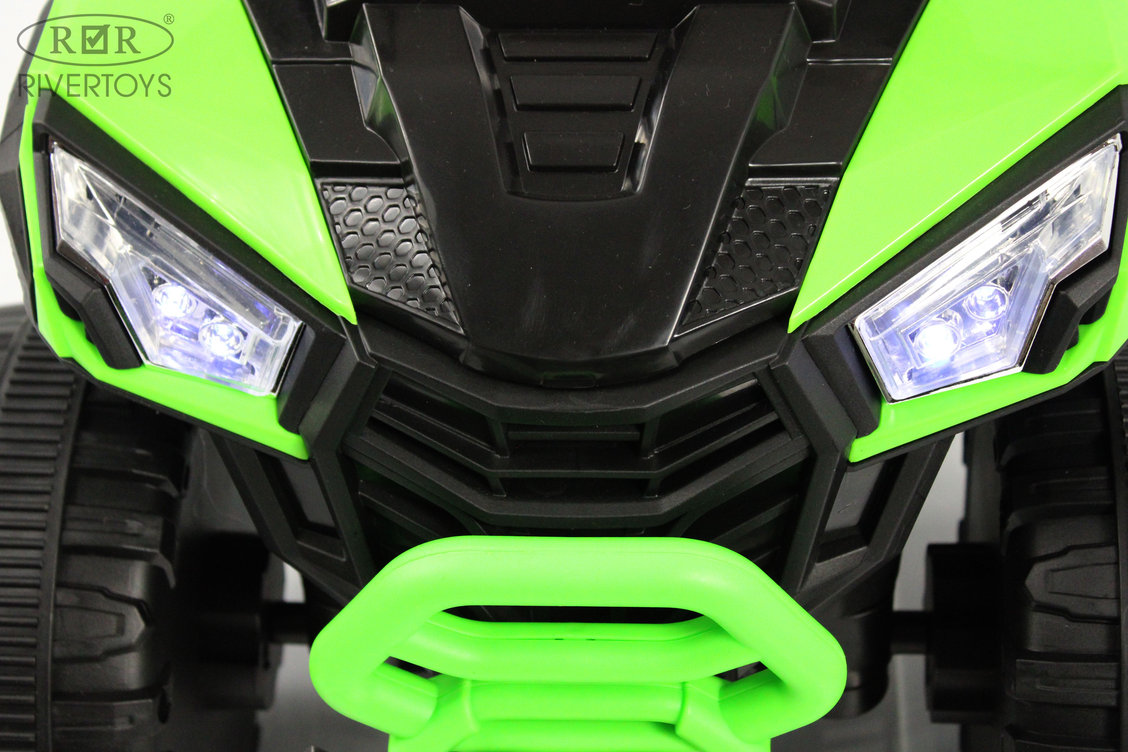 Электромобиль RIVERTOYS F003FF-NEW-GREEN - фото 7