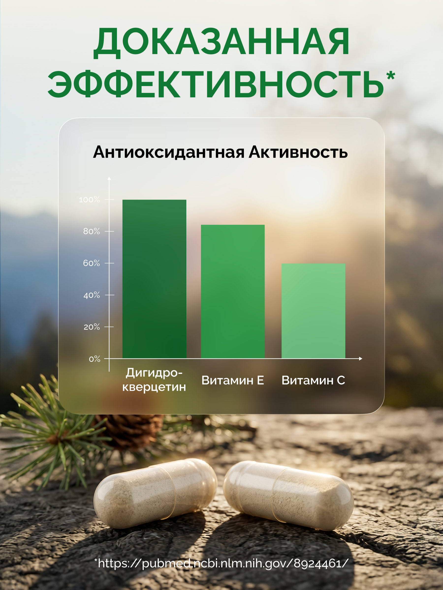 Дигидрокверцетин 100 мг сибирский MedCraft 100 мг 30 капсул - фото 6