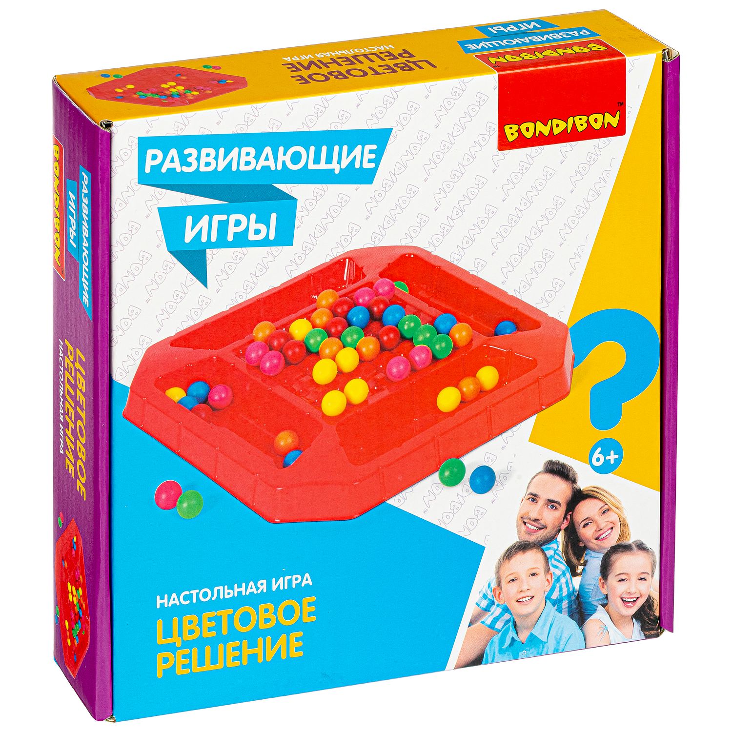Настольная игра Bondibon логическая Цветовое Решение - фото 3