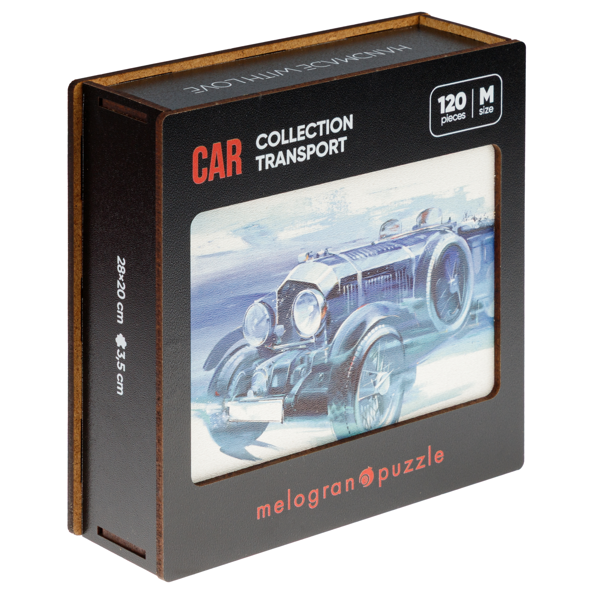 Пазл 1TOY Автомобить ретро 120 штук деревянный - фото 6
