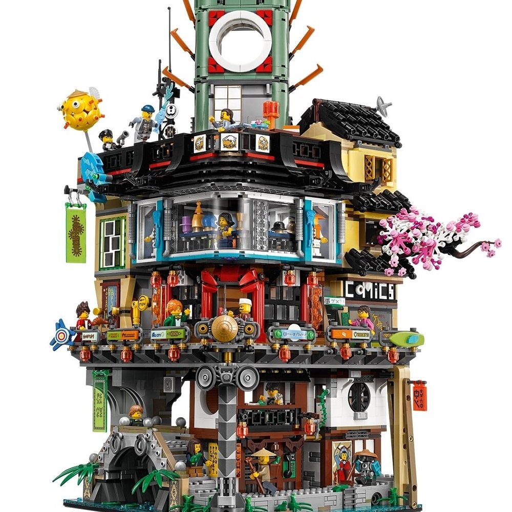 Конструктор LEGO NINJAGO Ниндзяго Сити 70620 490 дет. - фото 2