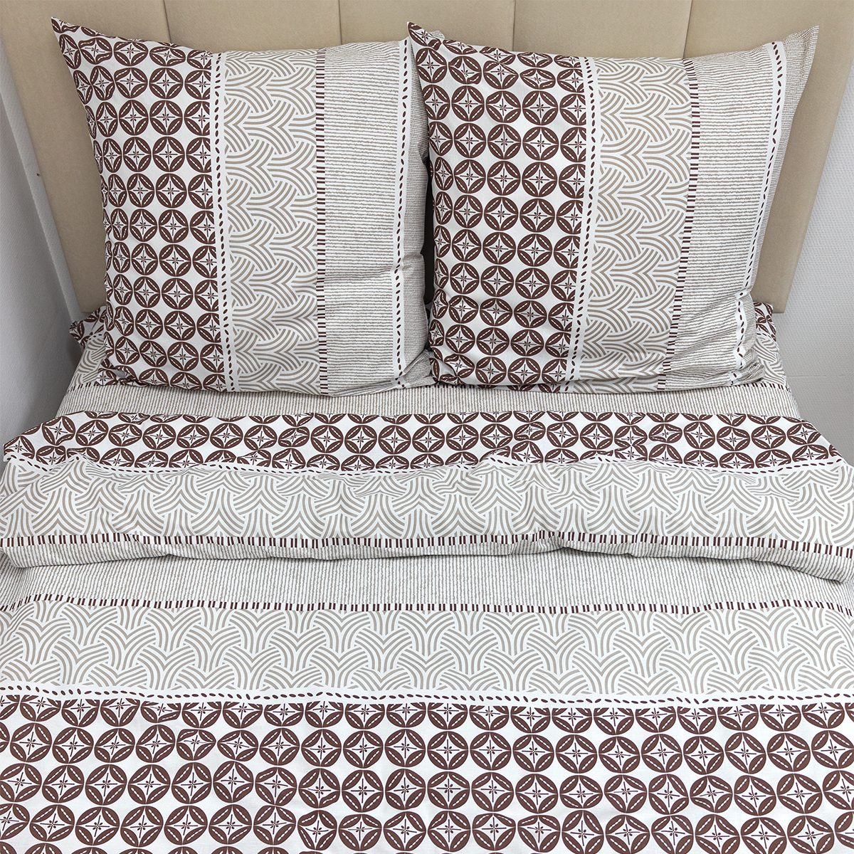 Комплект постельного белья BRAVO Кремат полутораспальный 4 предм. - фото 12