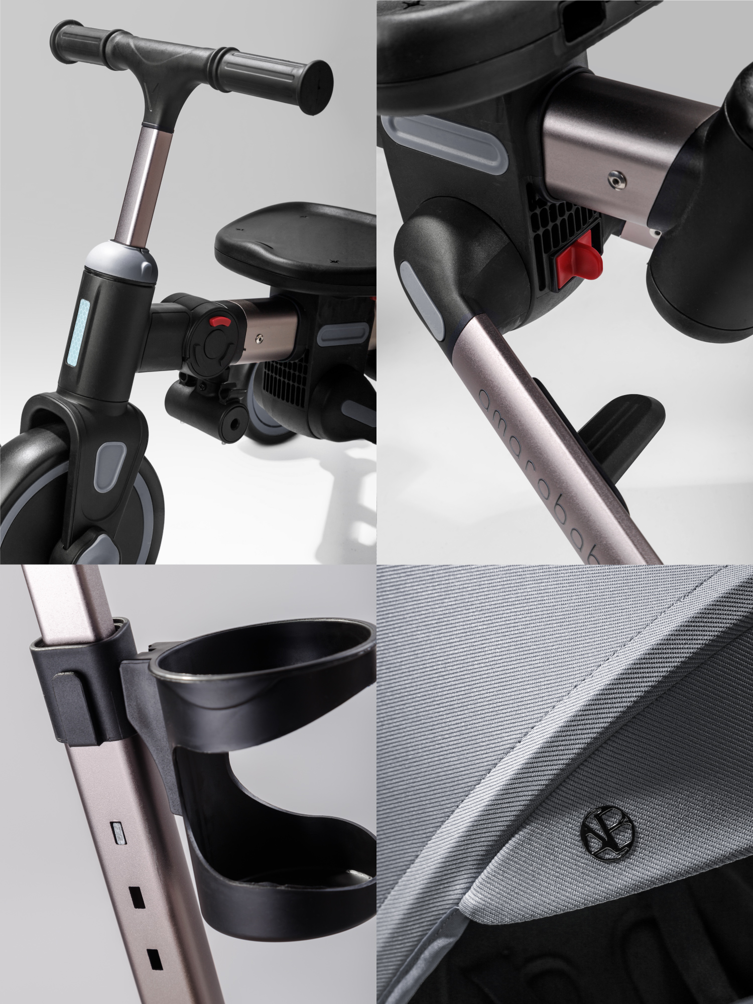 Трехколесный велосипед Amarobaby 8 дюймов - фото 21