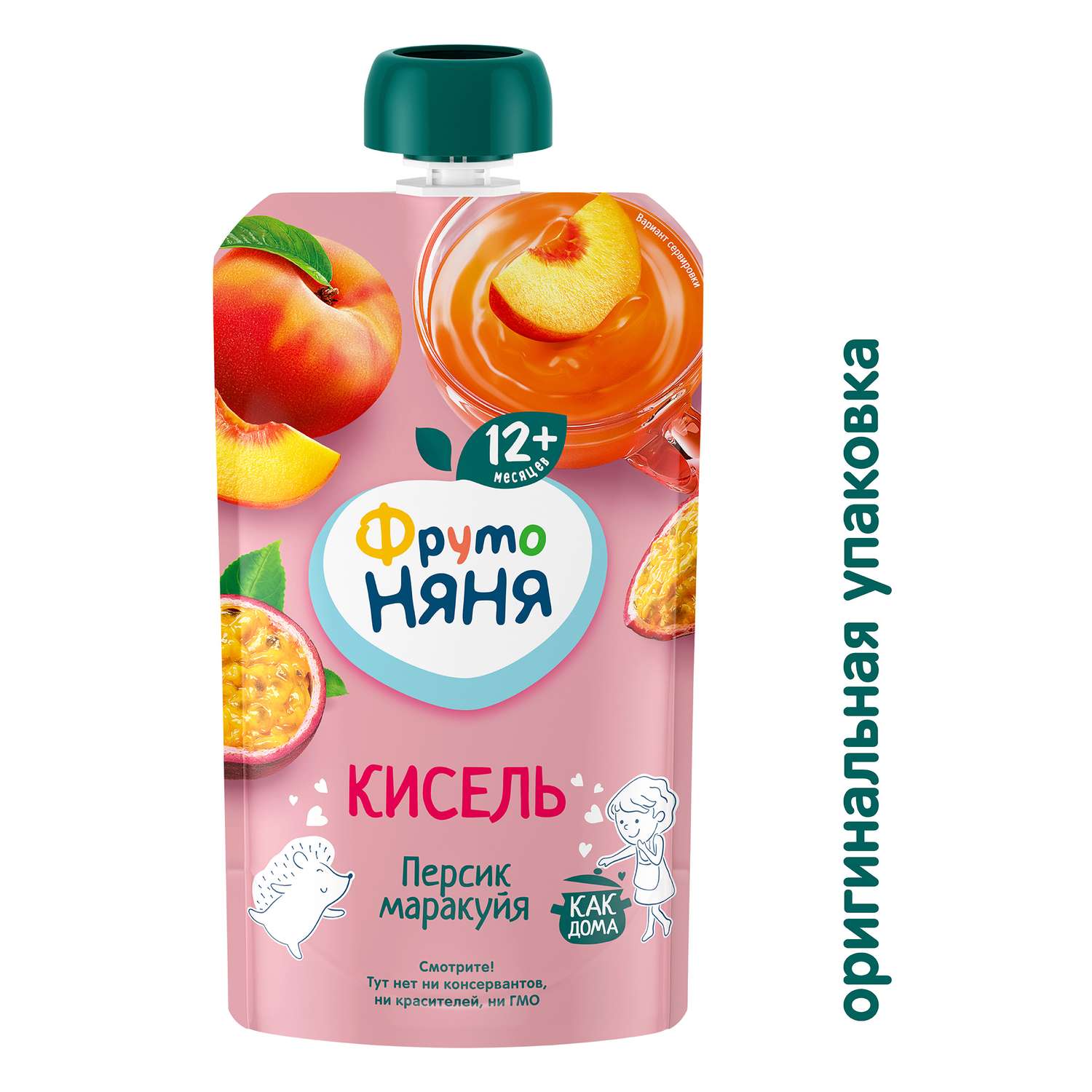 Кисель ФрутоНяня персик-маракуйя 130г с 12месяцев - фото 2