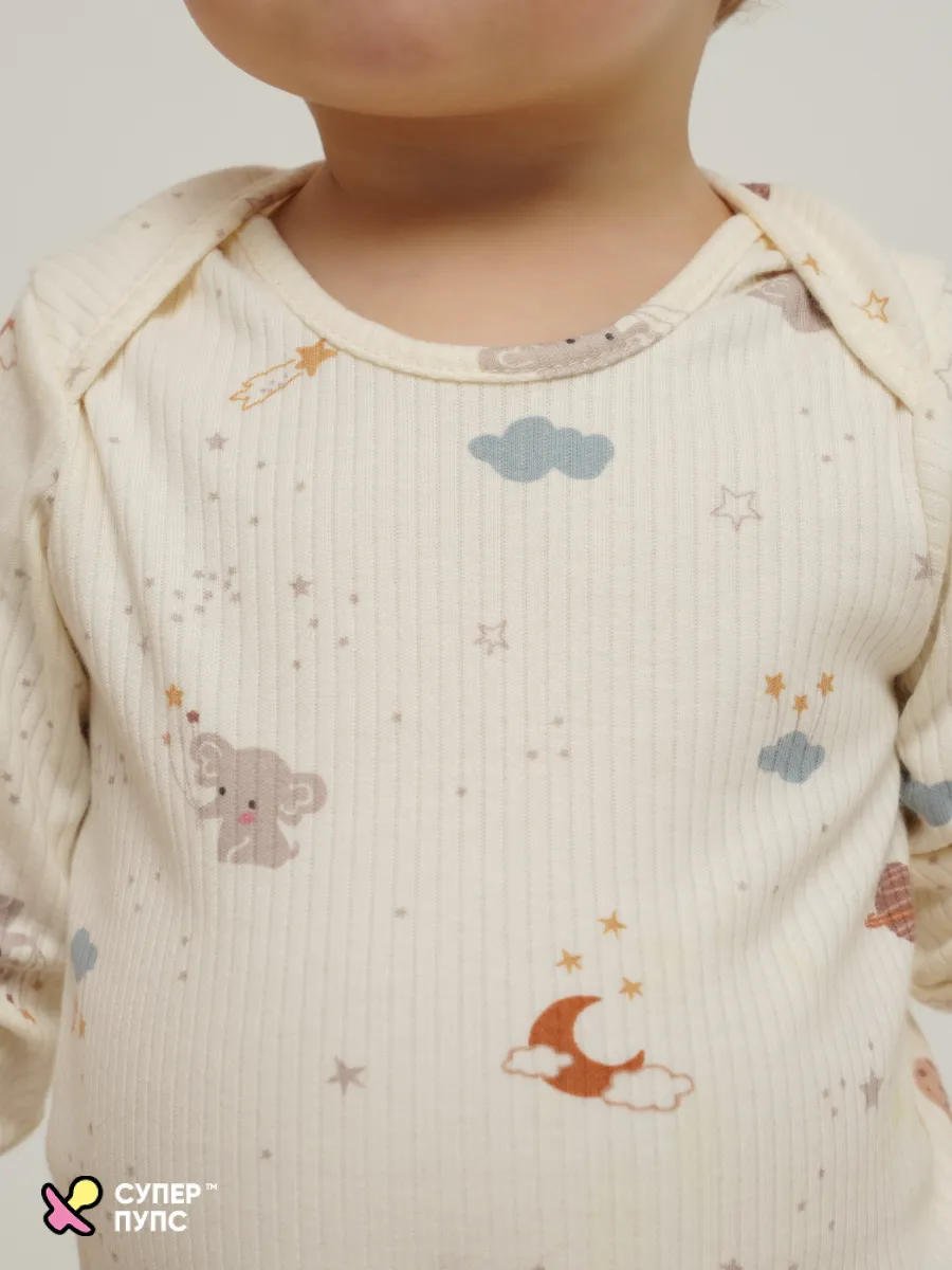 Боди 3 шт Супер Пупс нбр/3пр/бд/sk20/полоска/сон - фото 22