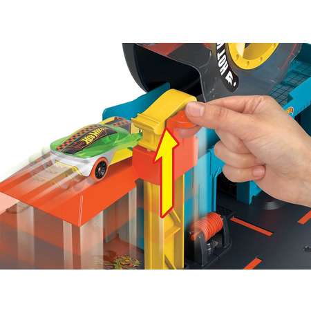 Парковка Hot Wheels Шиномонтажная мастерская с пусковой установкой