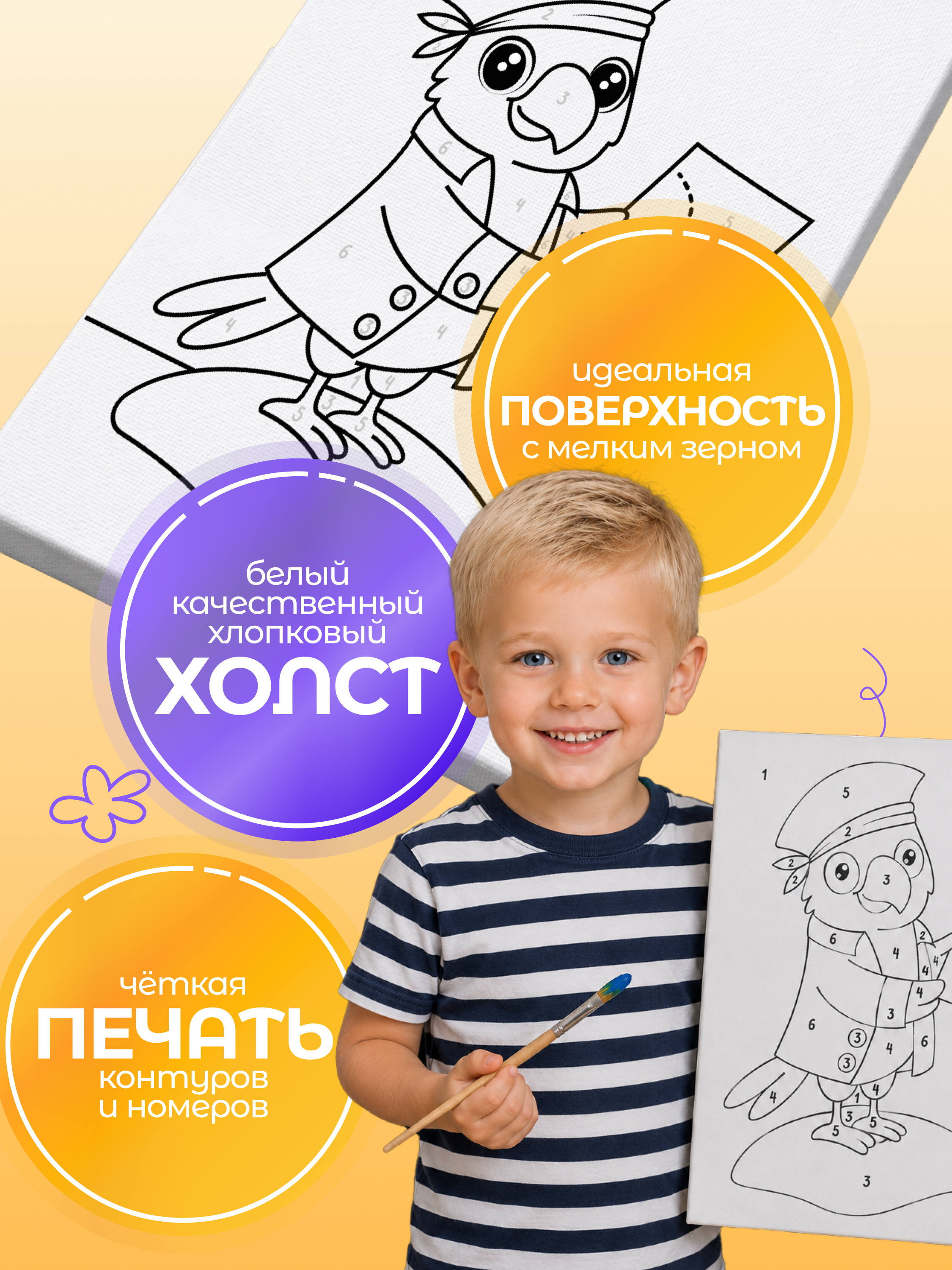 Картина по номерам Magic Stories Попугай - фото 3